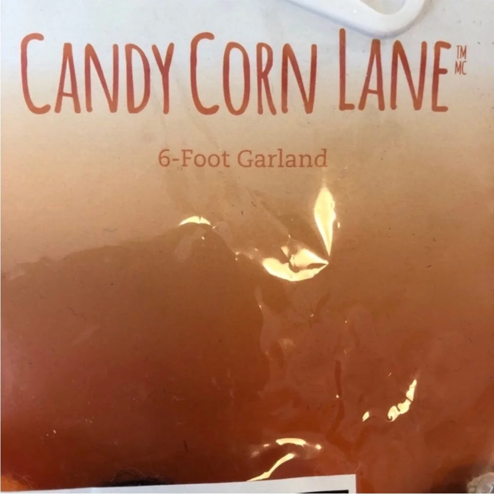 Candy Corn Lane  Halloween 6ft Garland